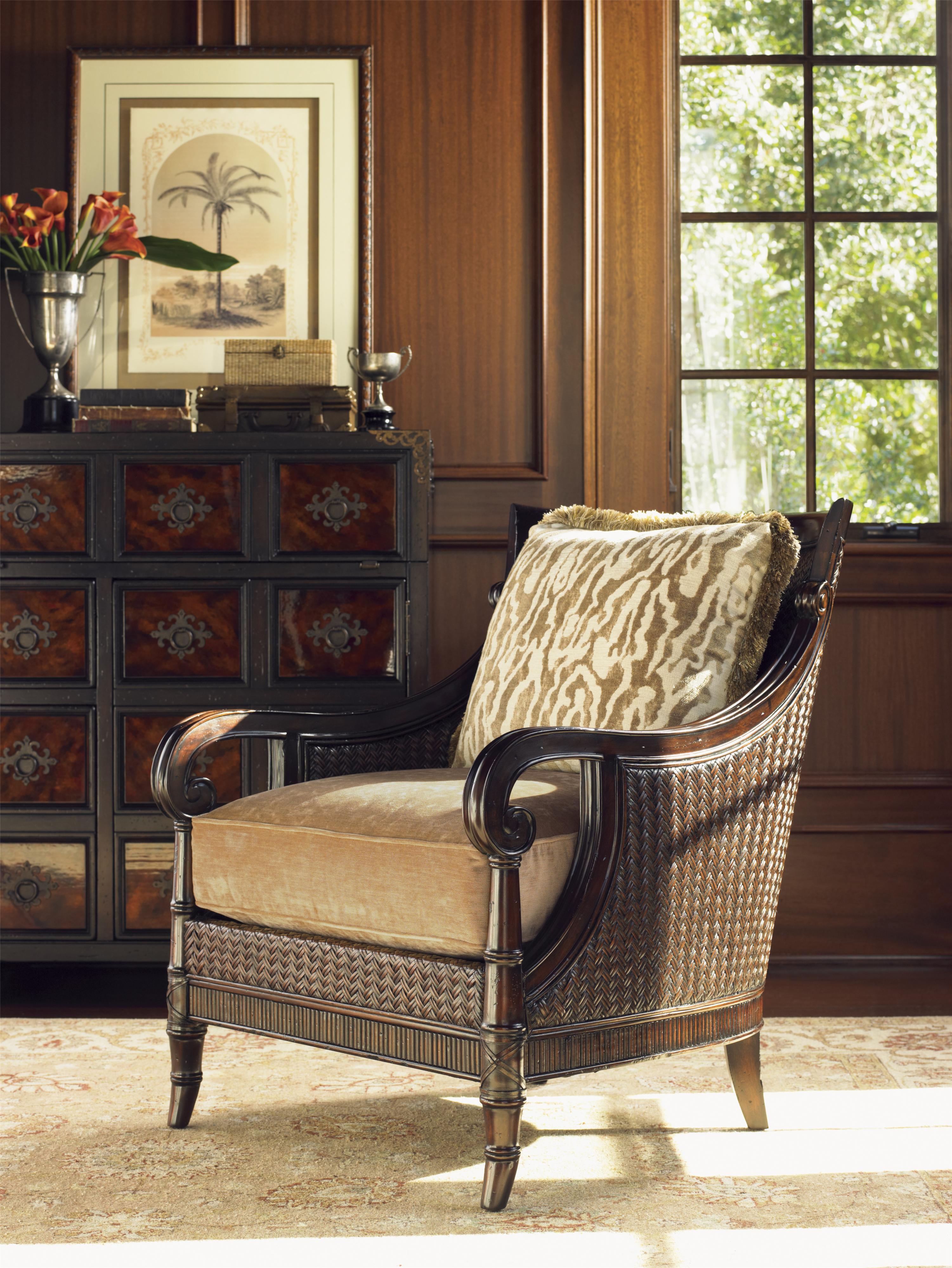 Tommy bahama home island traditions 1724 11 tropical stafford chair